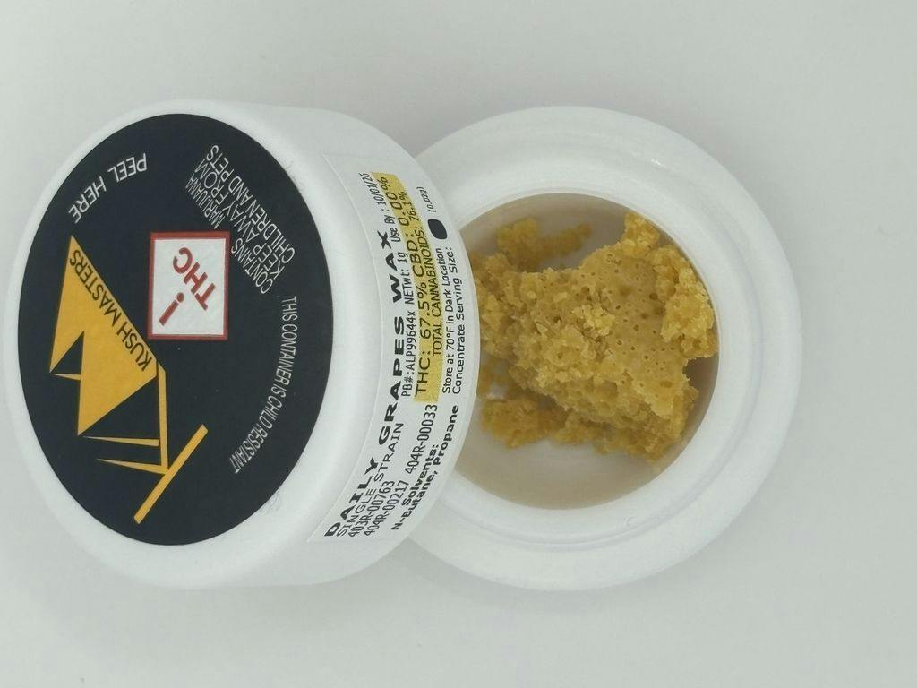 Kush Masters Daily Grapes Wax 1 g