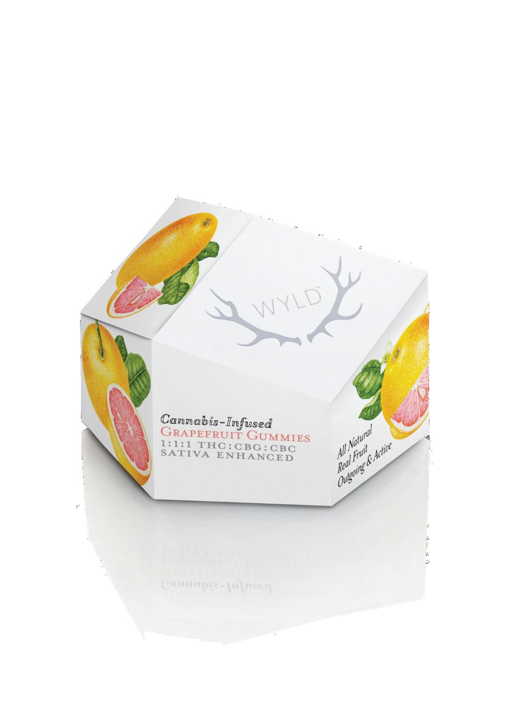 Grapefruit 1:1:1 THC:CBG:CBC Gummies