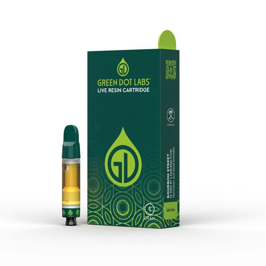 Green Dot Labs Live Resin Cherry Lime Soda Cartridge 1 g