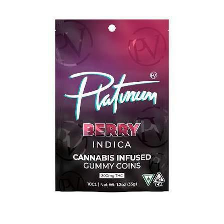 Platinum Vape - Berry - 200mg Gummies