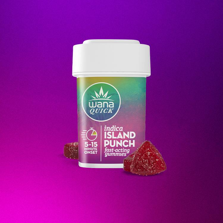Wana Quick - Island Punch - 200mg Gummies