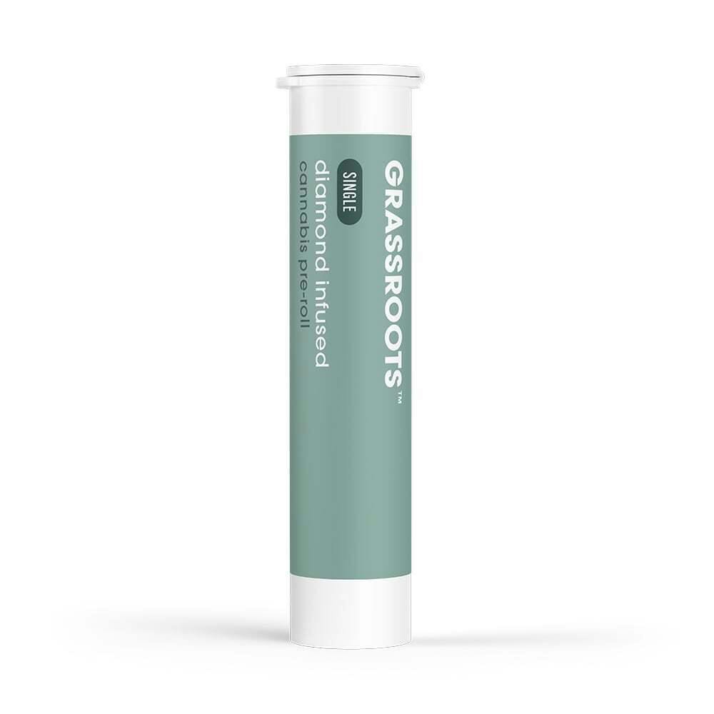 Fuzzy Navel [1g] | Grassroots - Diamond Infused Pre Roll