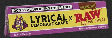 Raw | Lyrical Lemonade Grape | Organic King Size Wide