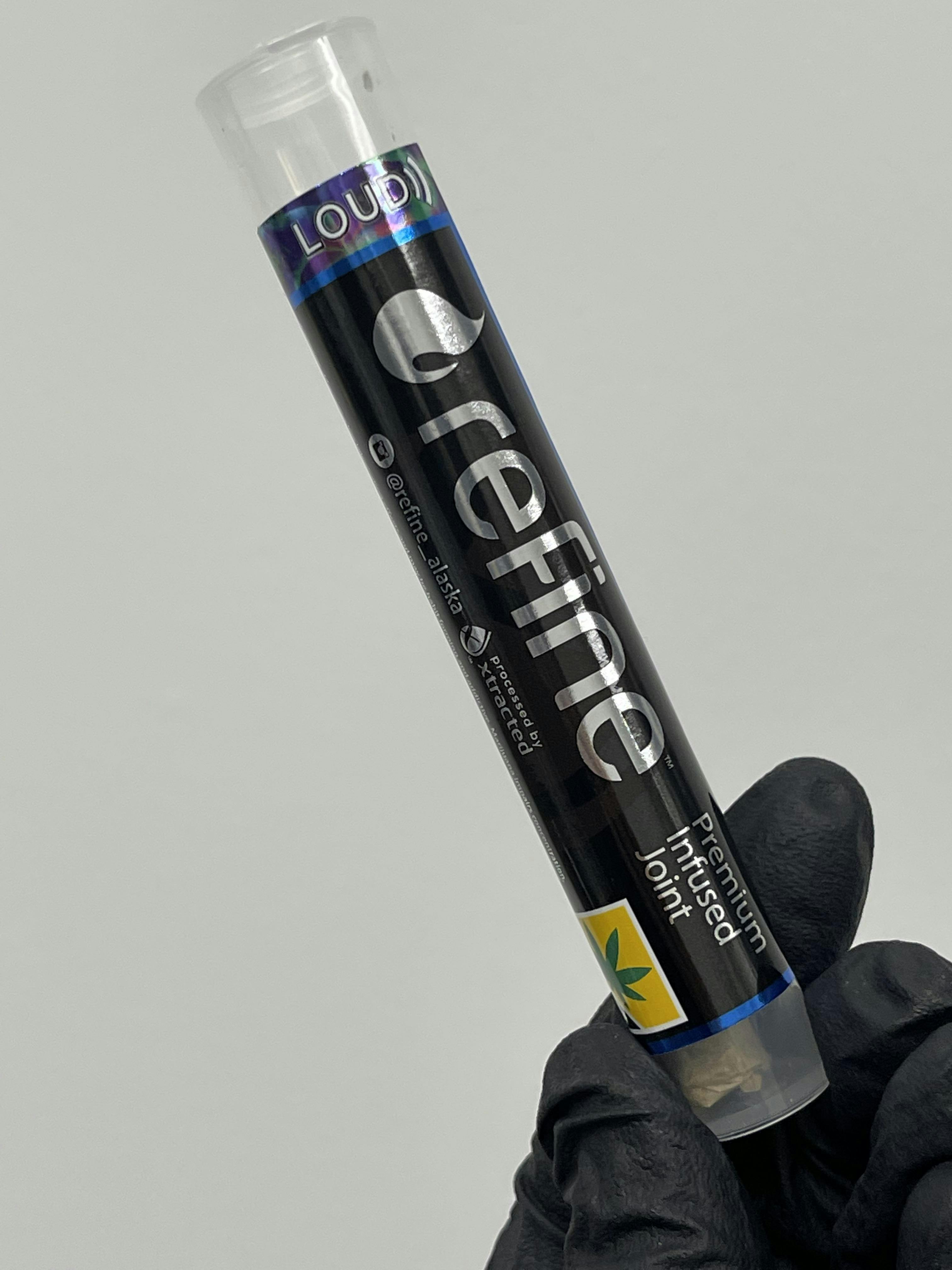 Pre-Roll - Hash Oil Infused - Leftover Cake x Deep Fried Papaya 1g by Refine 48.51% - Hybrid - 7072