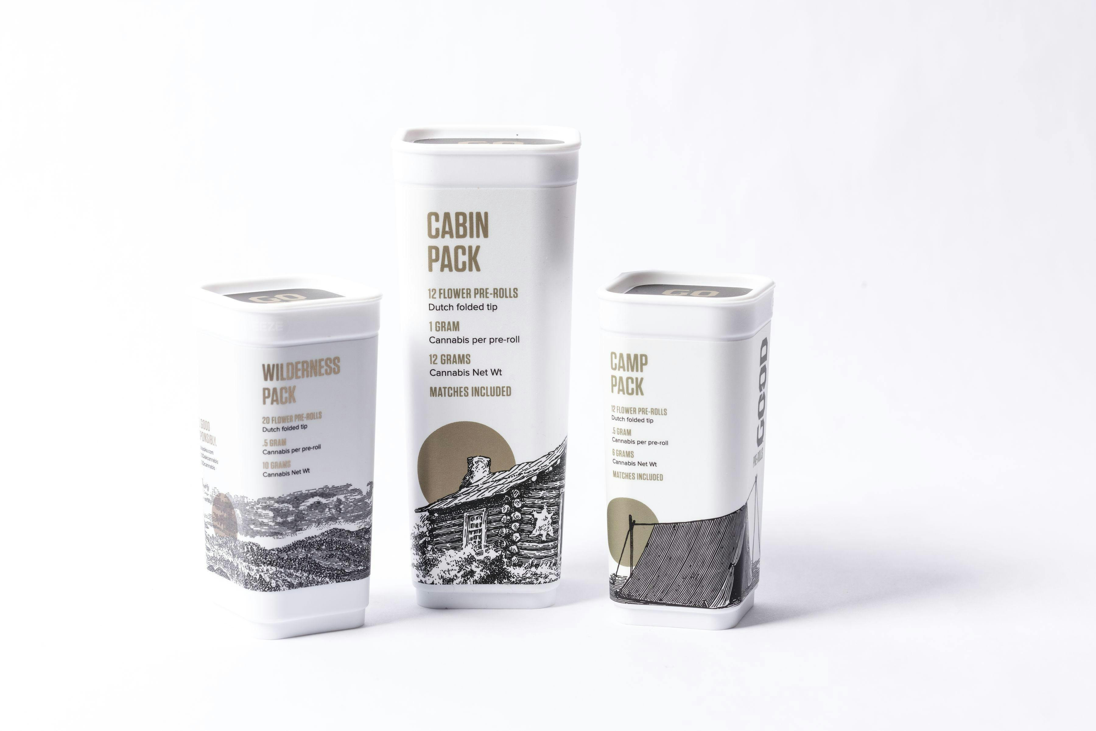 Pre-Roll Pack - Cabin Pack 12 x 1g - Bio Jesus by Good Cannabis 22.32% - I/H - 7041