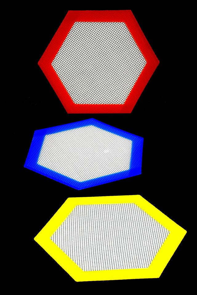 Gear - $7.99 - Colorful Hexagon Silicone Dab Mat