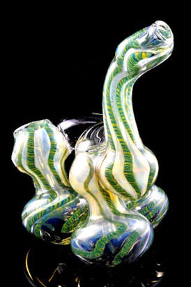 Medium Triple Chamber Color Changing Sherlock Bubbler