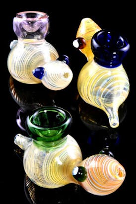 Gear - Color Changing Glass Swirl Snail Pipes