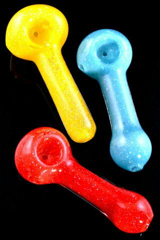 Gear - Coloful Frit Glass Pipe
