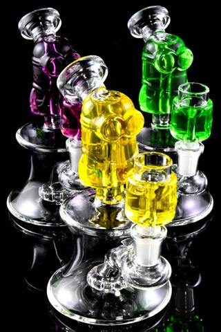 Gear - Small GoG Fluid Filled Water Pipe with Showerhead Perc