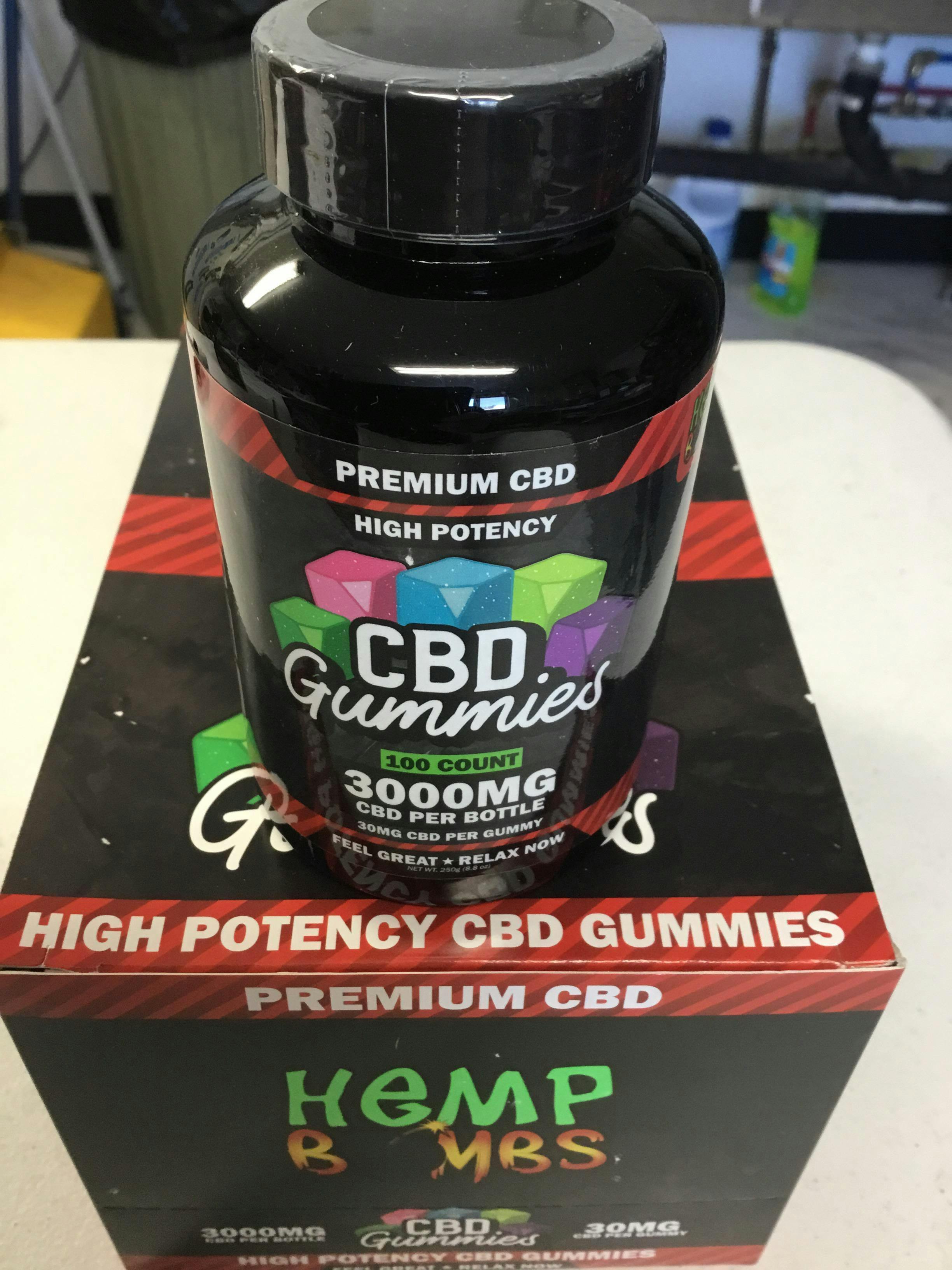 CBD - Edible - Gummies by Frontier CBDs - 30mg (3000mg) 100pc
