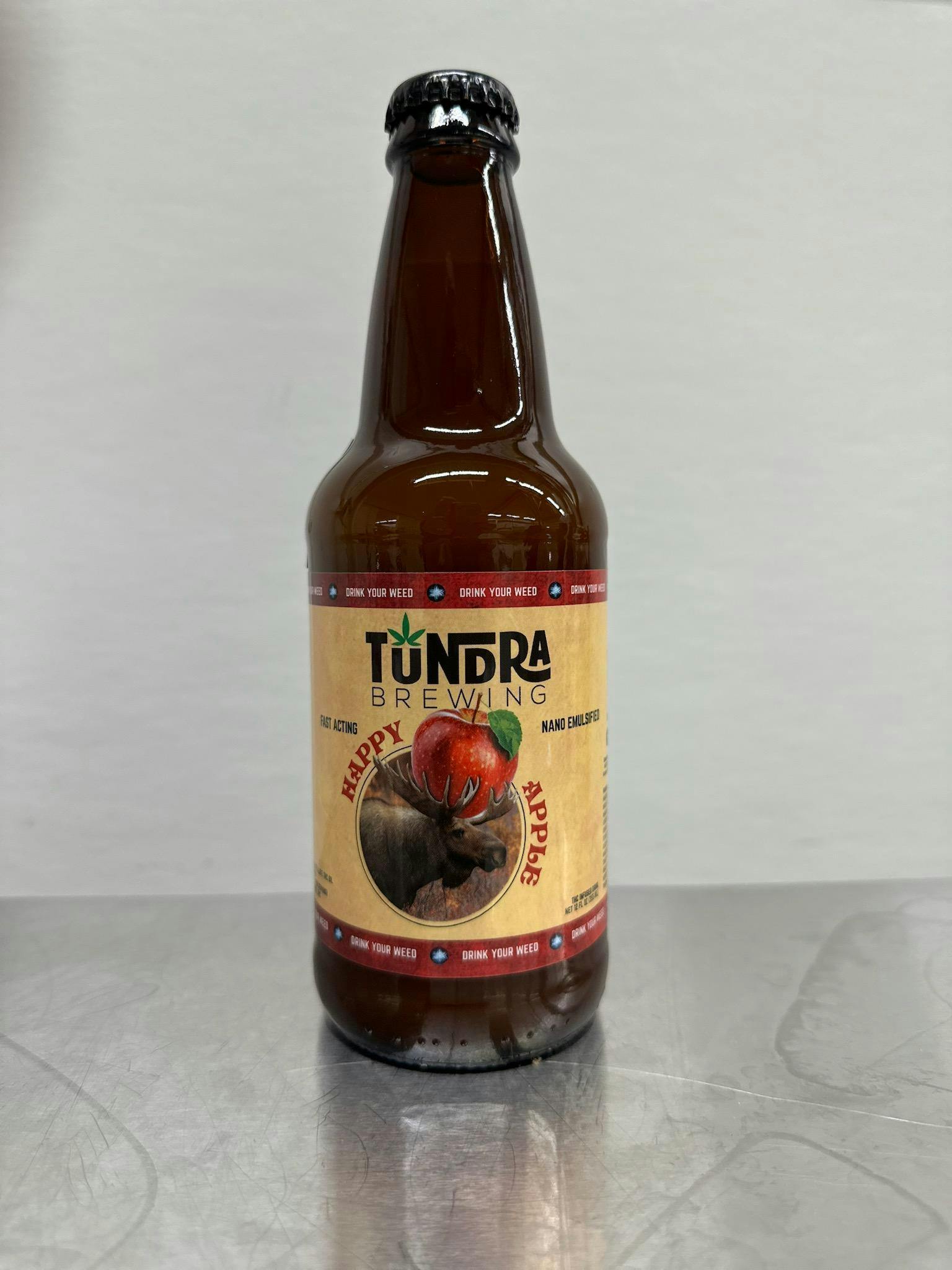 Edible - Drink - Happy Apple Nano Emulsified Spritzer 100mg by Tundra Brewing - Hybrid - 7996