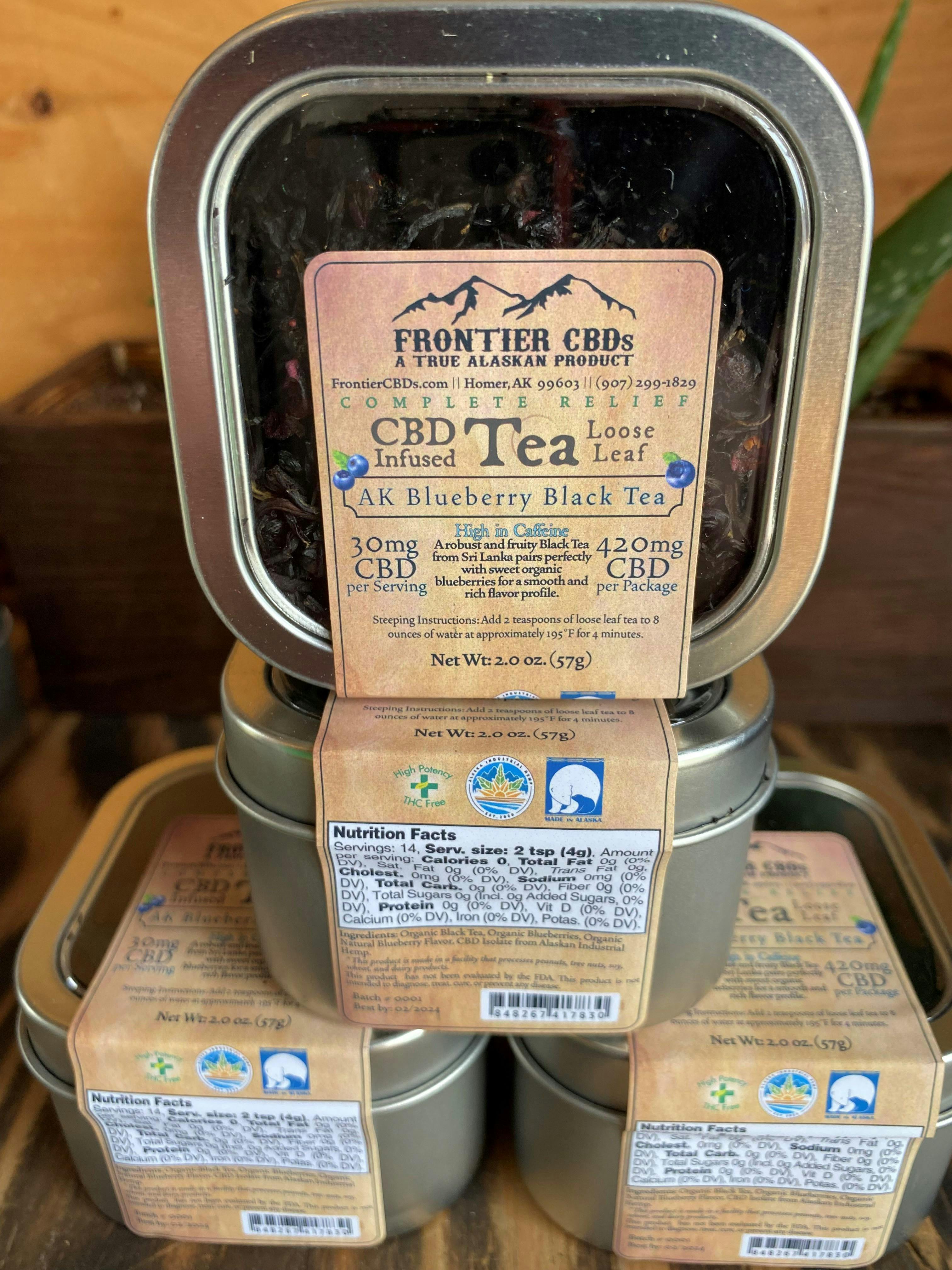 CBD - Edible - Tea 420mg CBD Infused by Frontier CBDs