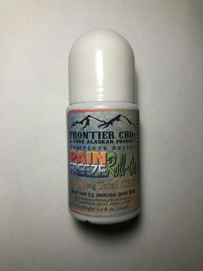 Topical - Pain Freeze Roll-On by Frontier CBDs - 1000mg - 2oz
