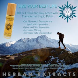 Topical - Transdermal Liquid Patch - Nano Infused 178.4mg by Herban Extract - Hybrid - 8546