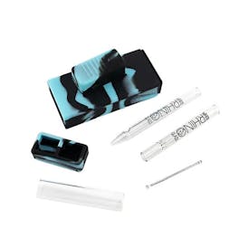 Gear - $19.99 White Rhino Dual Silicone Dab Straw, Chillum and Storage
