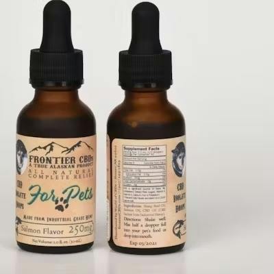 Pet CBD Tincture (Various Flavors) - 250mg by Frontier CBDs
