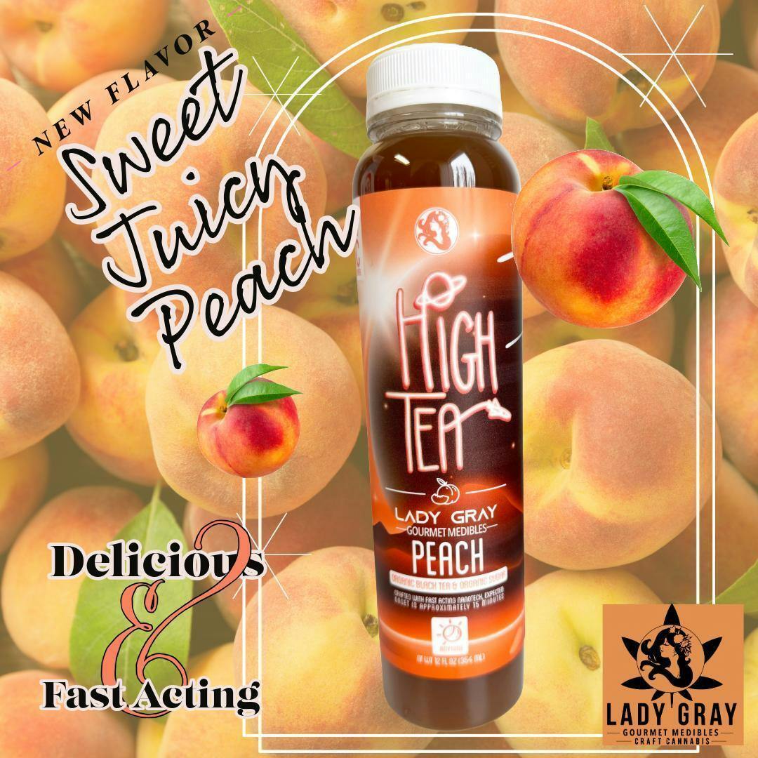 Edible - Drink - Peach High Tea 50mg By Lady Gray - Hybrid - 7696