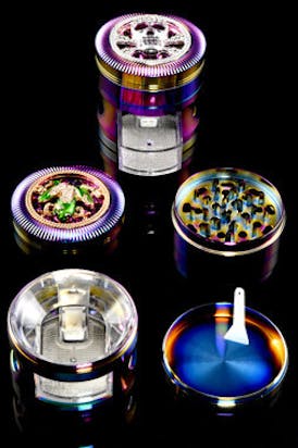 Gear - $34.99 - 63mm 4 Part Rainbow Zinc Alloy Grinder