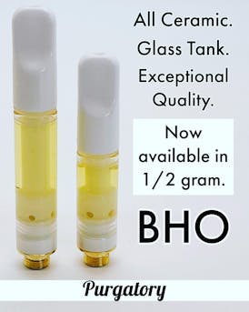 Cartridge - Lemon Ice Pucker .5g by Purgatory 86.94% - Terps 1.88% - Sativa - 5311