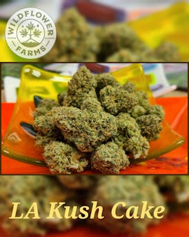 Flower - LA Kush Cake by Wildflower Farms 26.31% - Terps 2.68% - I/H - 8399