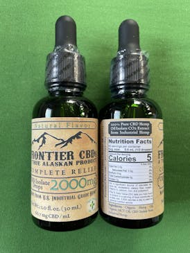 CBD - Tincture 2000mg (Various Flavors) by Frontier CBD - $78.99