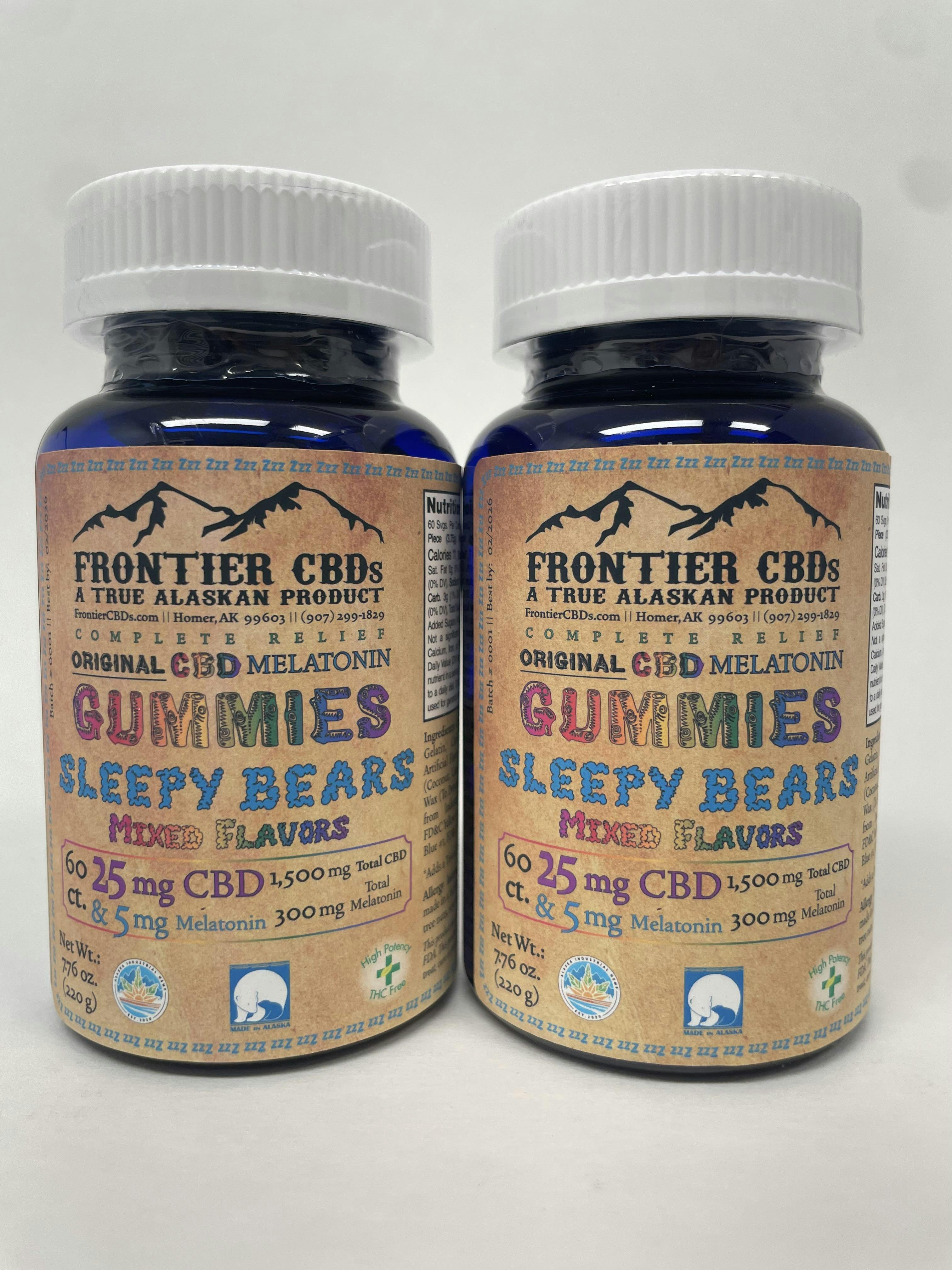 CBD - $59.99 60pc Sleepy Bear Gummies each pc 25mg CBD | 5mg Melatonin - 1500mg CBD total | 300mg...