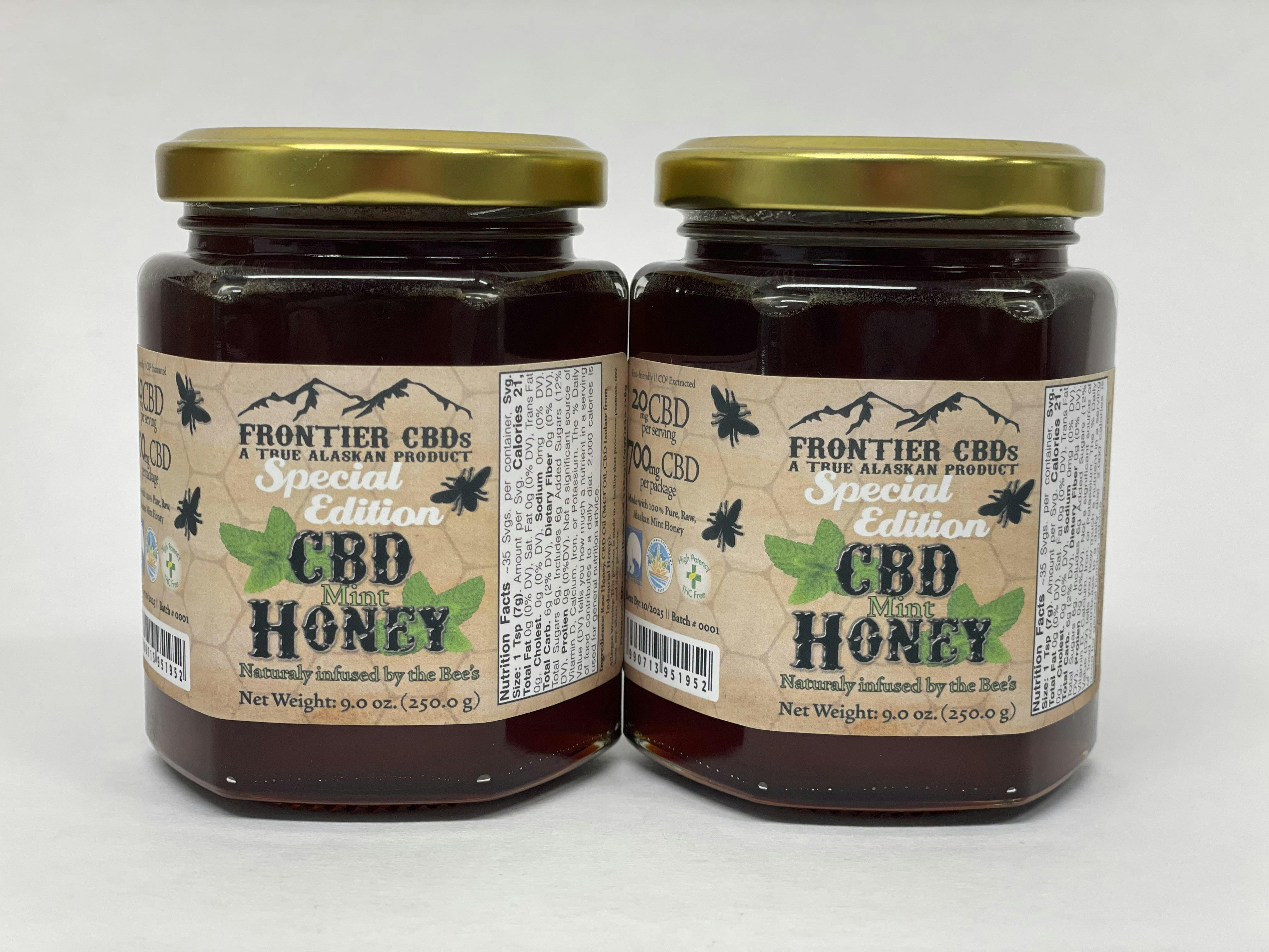 CBD - Mint Honey 700mg by Frontier CBDs - $44.99
