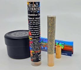 Pre-Roll - Infused - Grapefruit Cake x Holy Nana Dog Hashhole Joint 2.1g by Atlas Extracts 703.67...