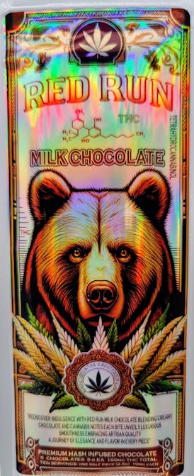 Edible - Chocolate - Milk Chocolate 100mg by Red Run - Hybrid - 7654