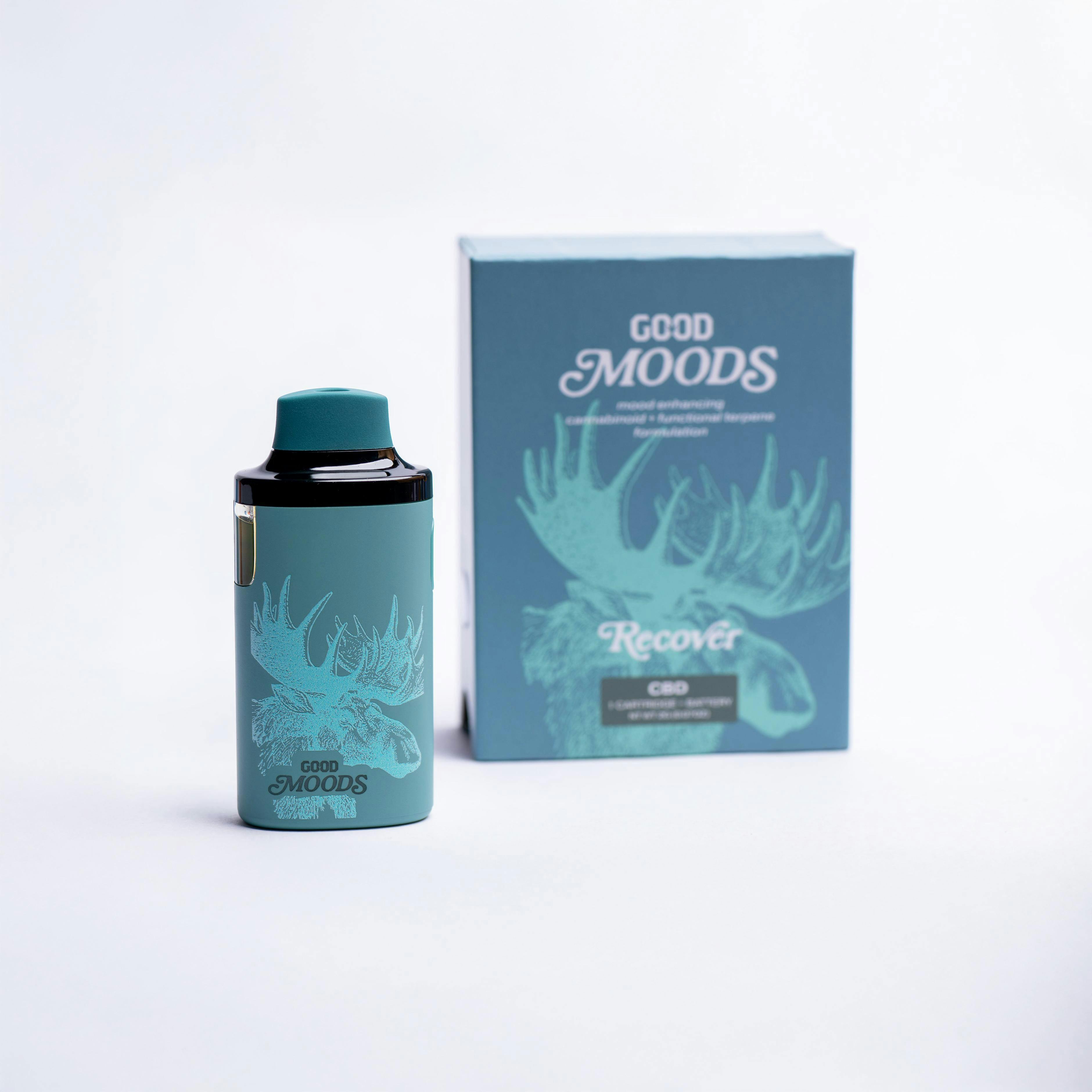 Disposable Cartridge - Good Moods Recover CBD 2g 1023.36mg by Good Cannabis