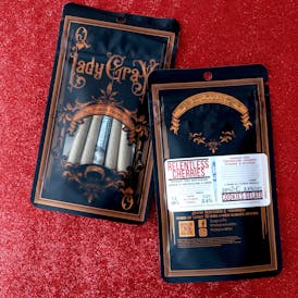 Pre-Roll Pack - Kief Kissed - Relentless Cherries 18% | Cookies Gelato 20% 5pk 5g by Lady Gray - ...