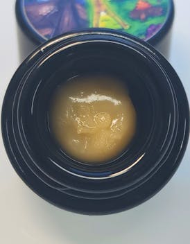 Concentrate - Live Rosin - Campout 1g by Polychrome Grass 72.17% - Terps 8.84% - Hybrid - 1497