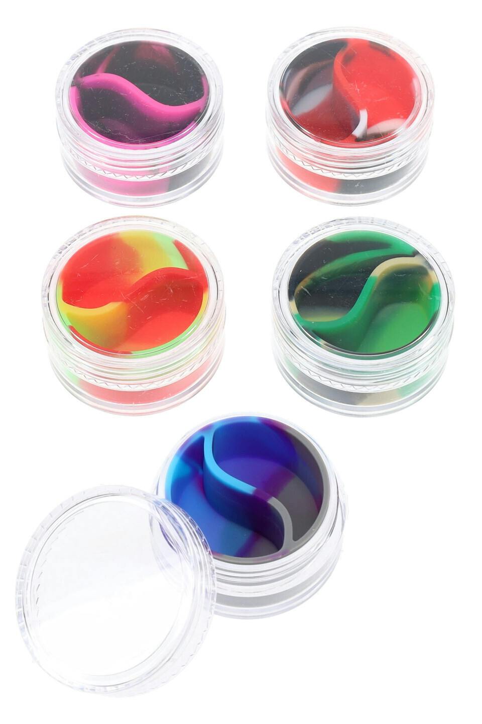 Gear - $3 7ml Plastic | Silicone Divided Dab Jar