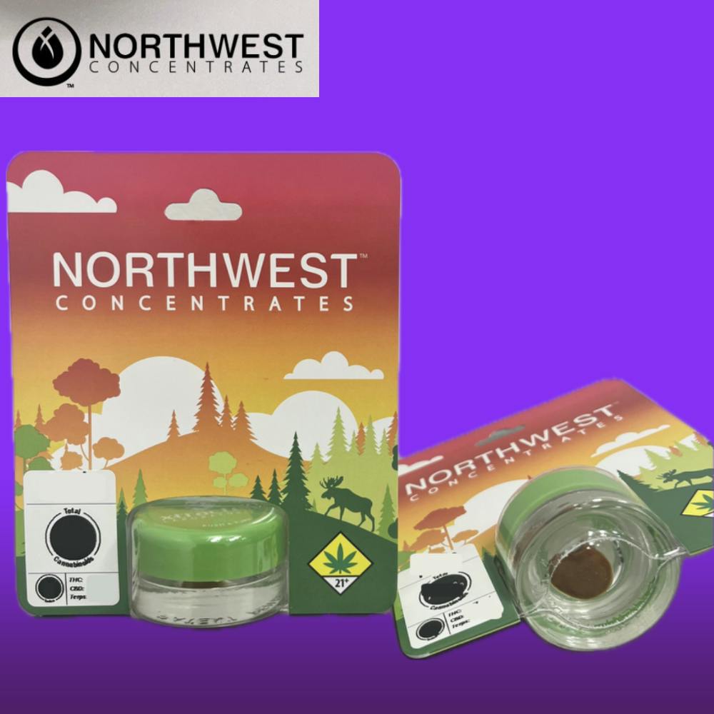 Concentrate - Sugar Wax - Big One 1g by Northwest 67.80% - Indica 9654