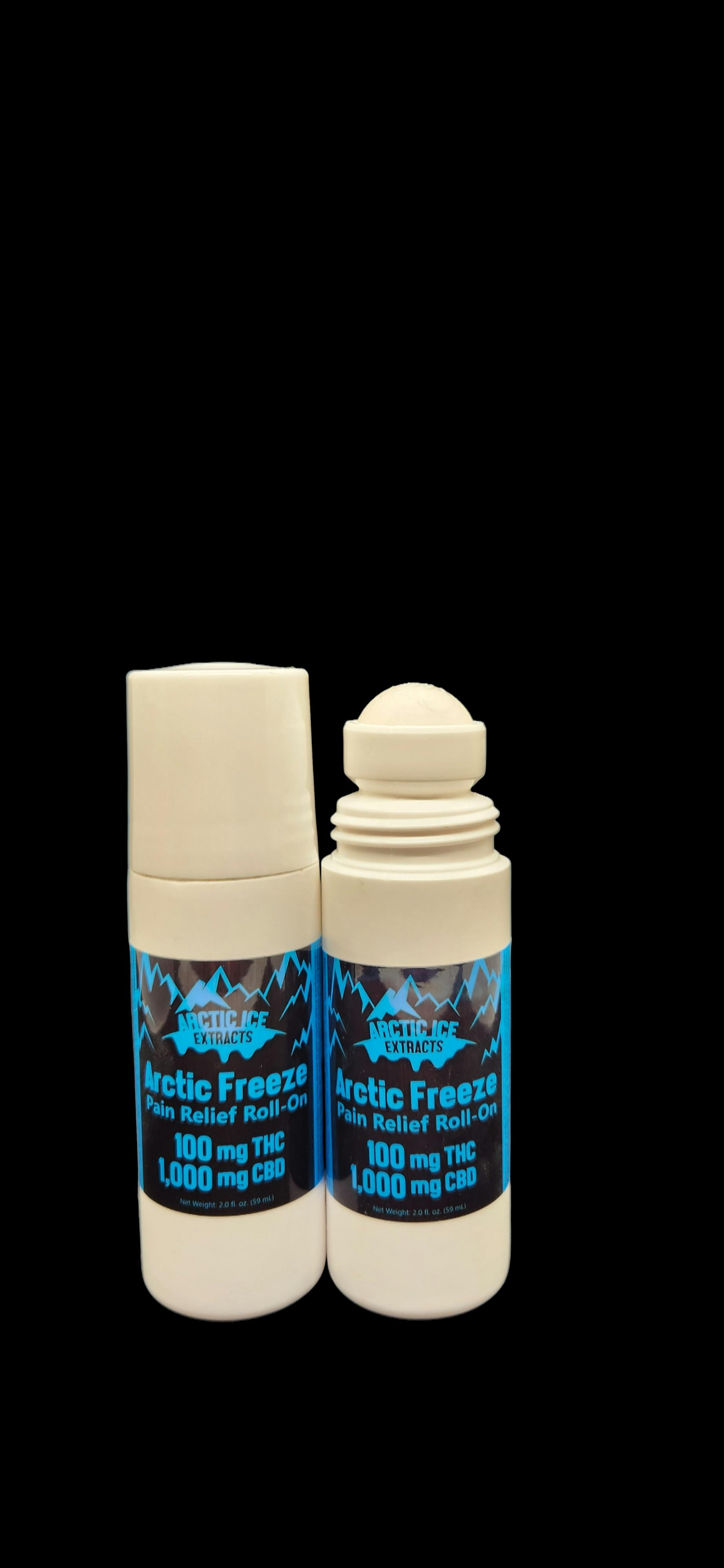 Topical - Arctic Freeze Roll-On 1:10 THC:CBD by Arctic Ice 100mg|1000mg - Hybrid - 4219