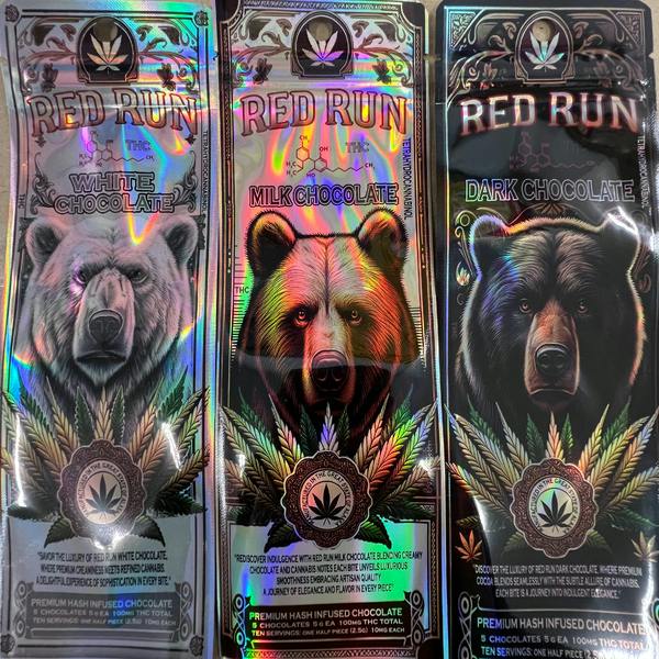 Edible - Chocolate - White Chocolate 100mg by Red Run - Hybrid - 5736