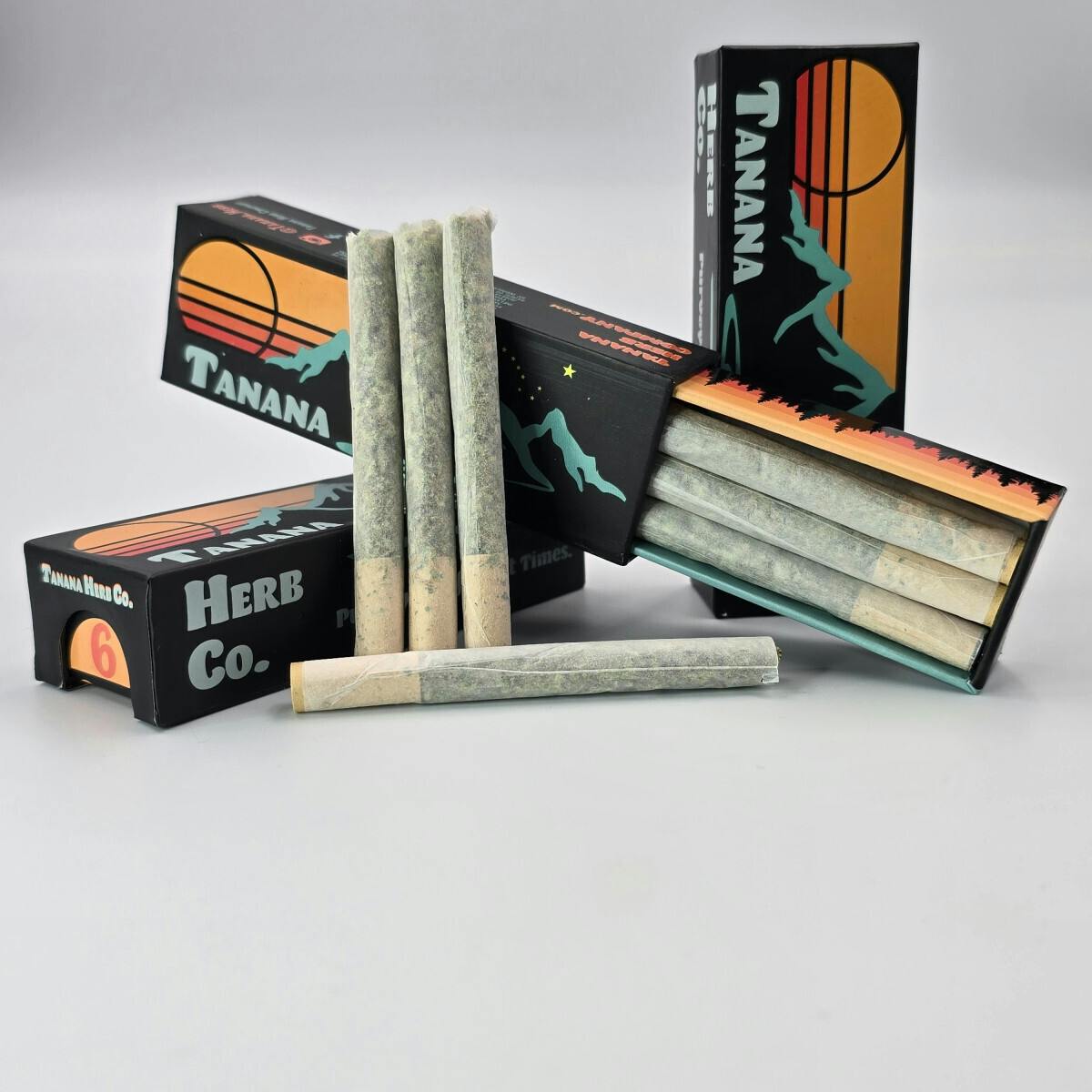 Pre-Roll Pack - Dantes Inferno .5g 6pk (3g) by Tanana Herb Co. 31.37%- Terps 2.51% - I/H - 6175