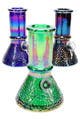 Gear - $37.99 - 5.5" Metallic Soft Glass Beaker Water Pipe | Various Colors