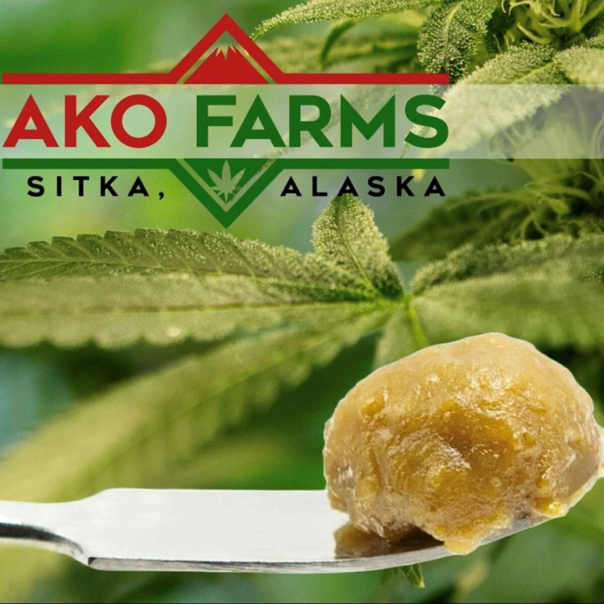 Concentrate - Rosin - Blue Banana 1g by AKO Farms 68.48% - Terps 7.56% - Indica - 3960