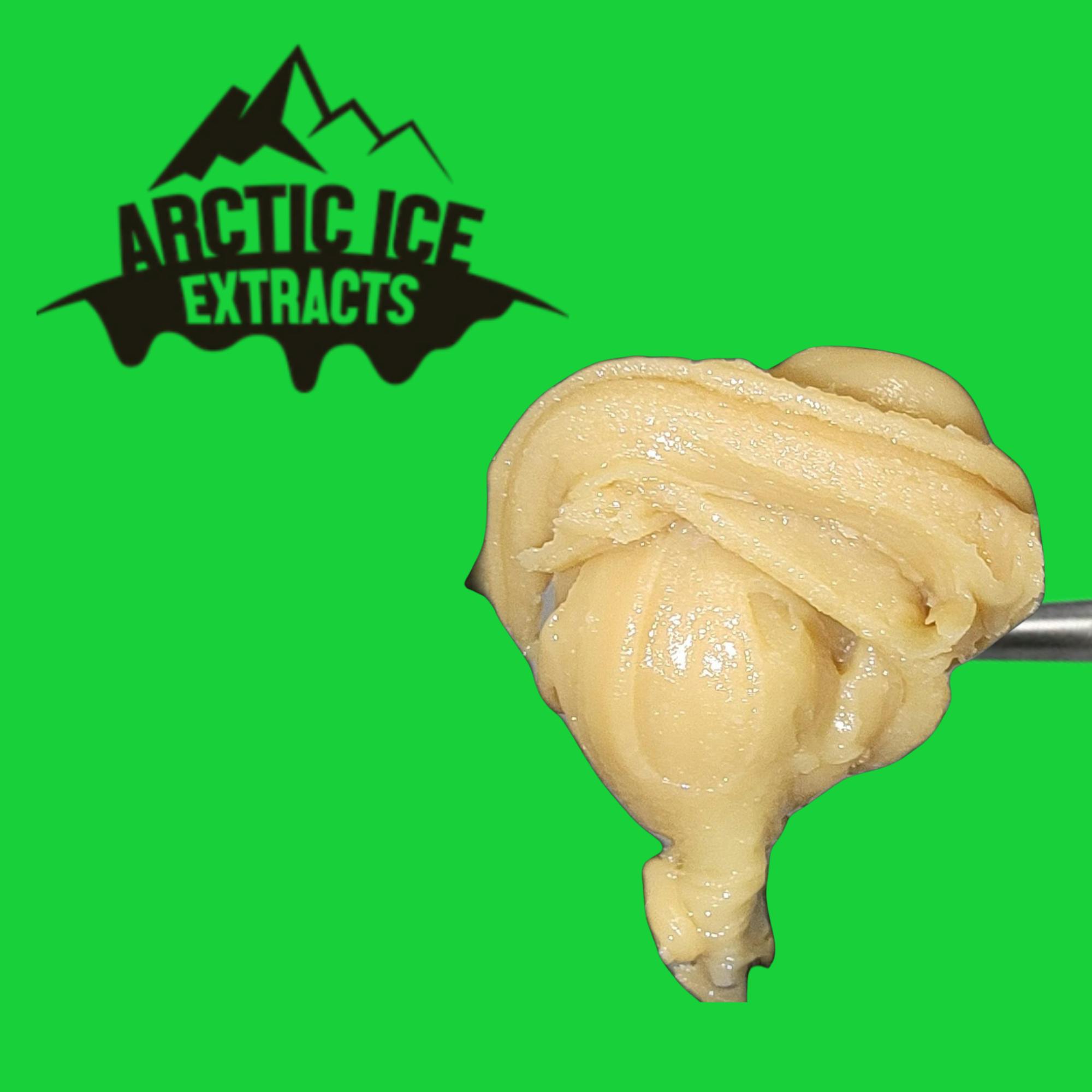 Concentrate - Live Cold Cure Rosin - Swamp Thang 1g by Arctic Ice Extracts 64.19% - Terps 7.25% -...