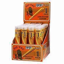 Gear - $1 Zig Zag Unbleached King Size Cone | 1pk