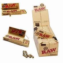 Gear - $7.99 RAW 1 1/4 Connoisseur Rolling Papers + Tips + Tray