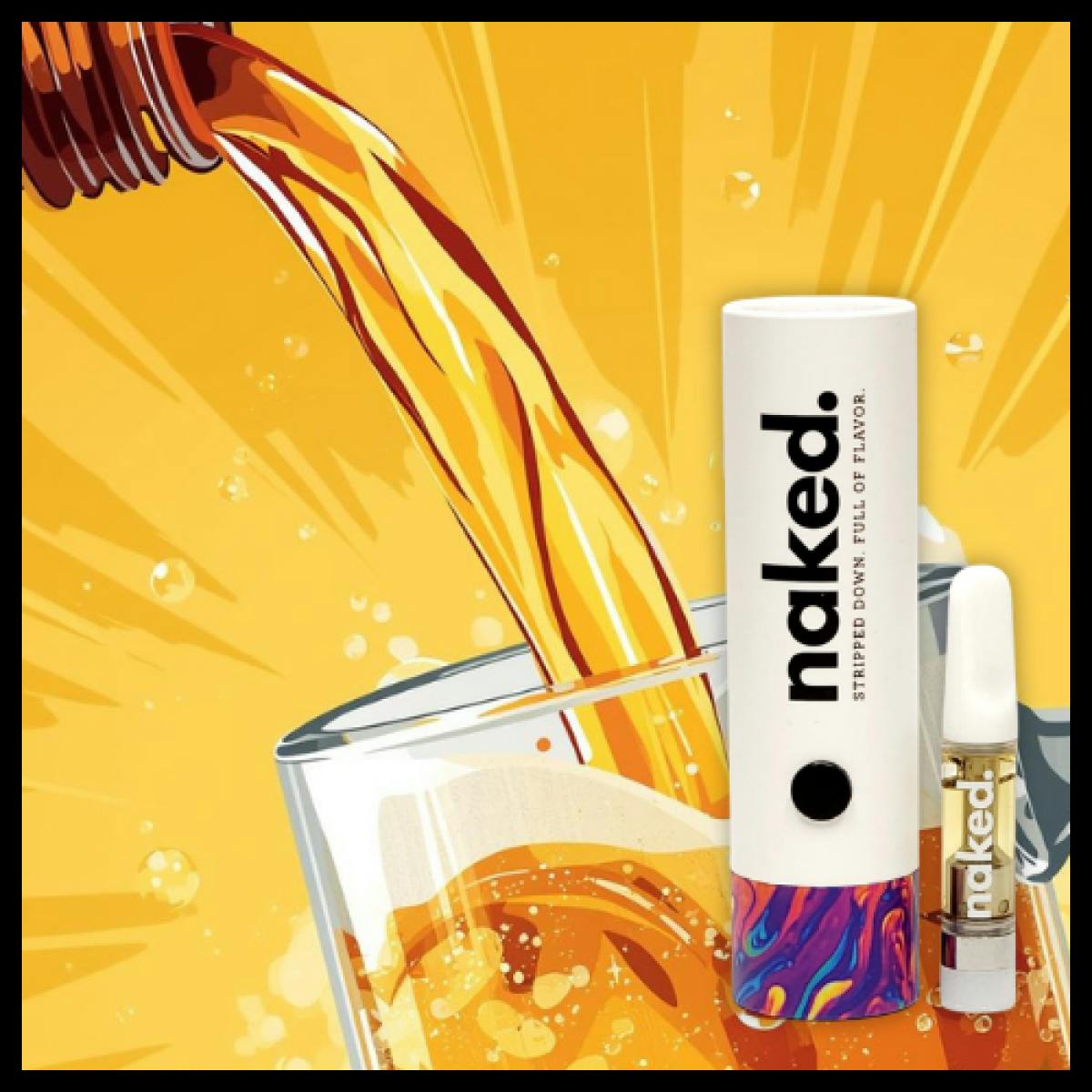 Cartridge - Ginger Pine .5g by Naked 82.86% - Terps 3.68% - Hybrid - 0759