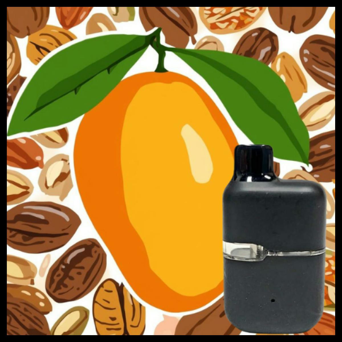 Disposable - Cartridge - Mango Nut .5g by Naked 82.74% - Terps 2.62% - Sativa - 0789