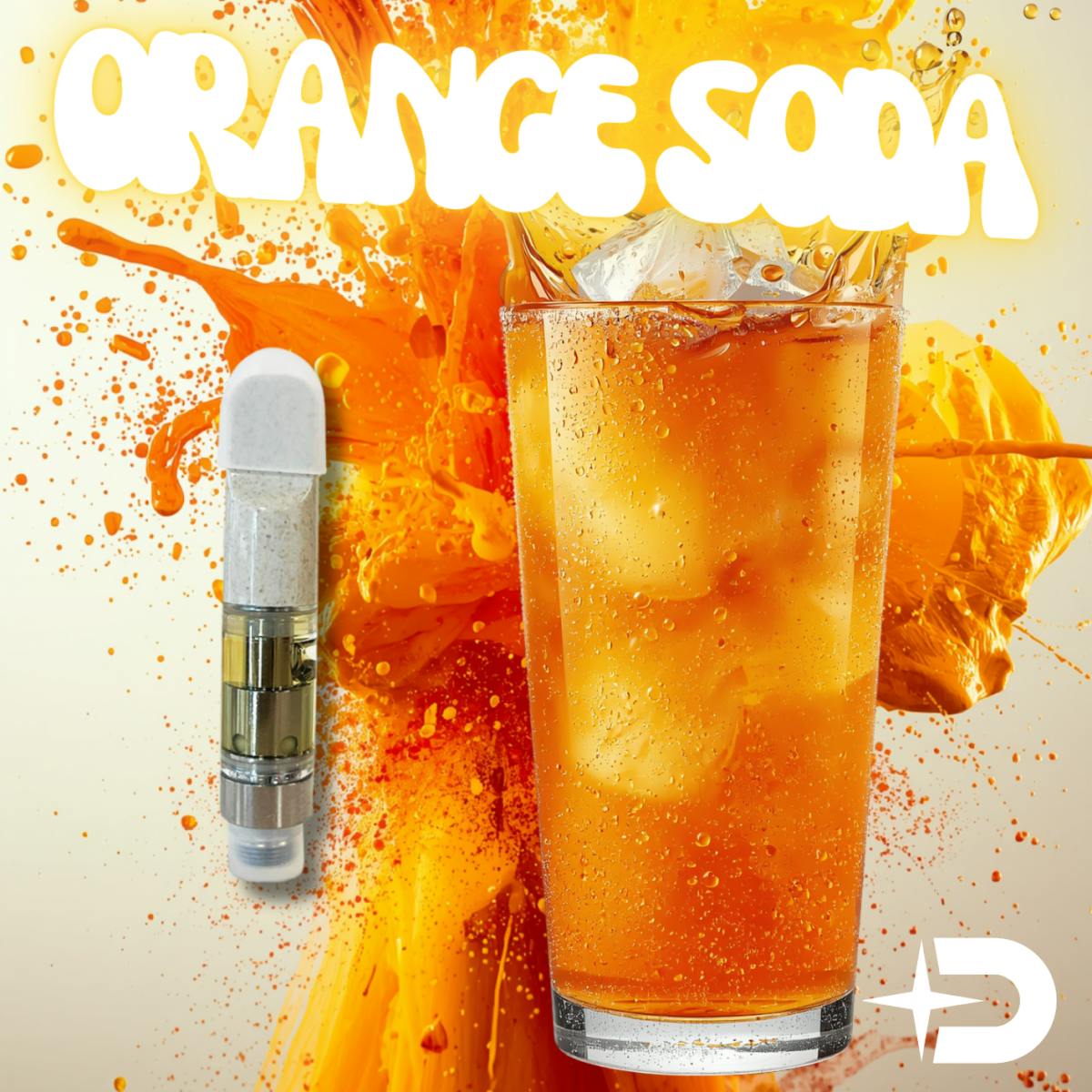 Cartridge - Orange Soda .5g by Dank Star 83.87% - Terps 2.99% - Hybrid - 3440
