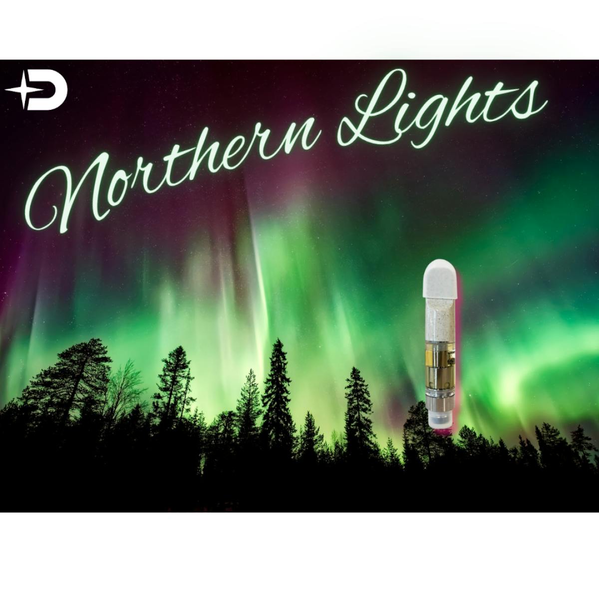 Cartridge - Northern Lights .5g by Dank Star 85.35% - Terps 2.96% - Indica - 3442