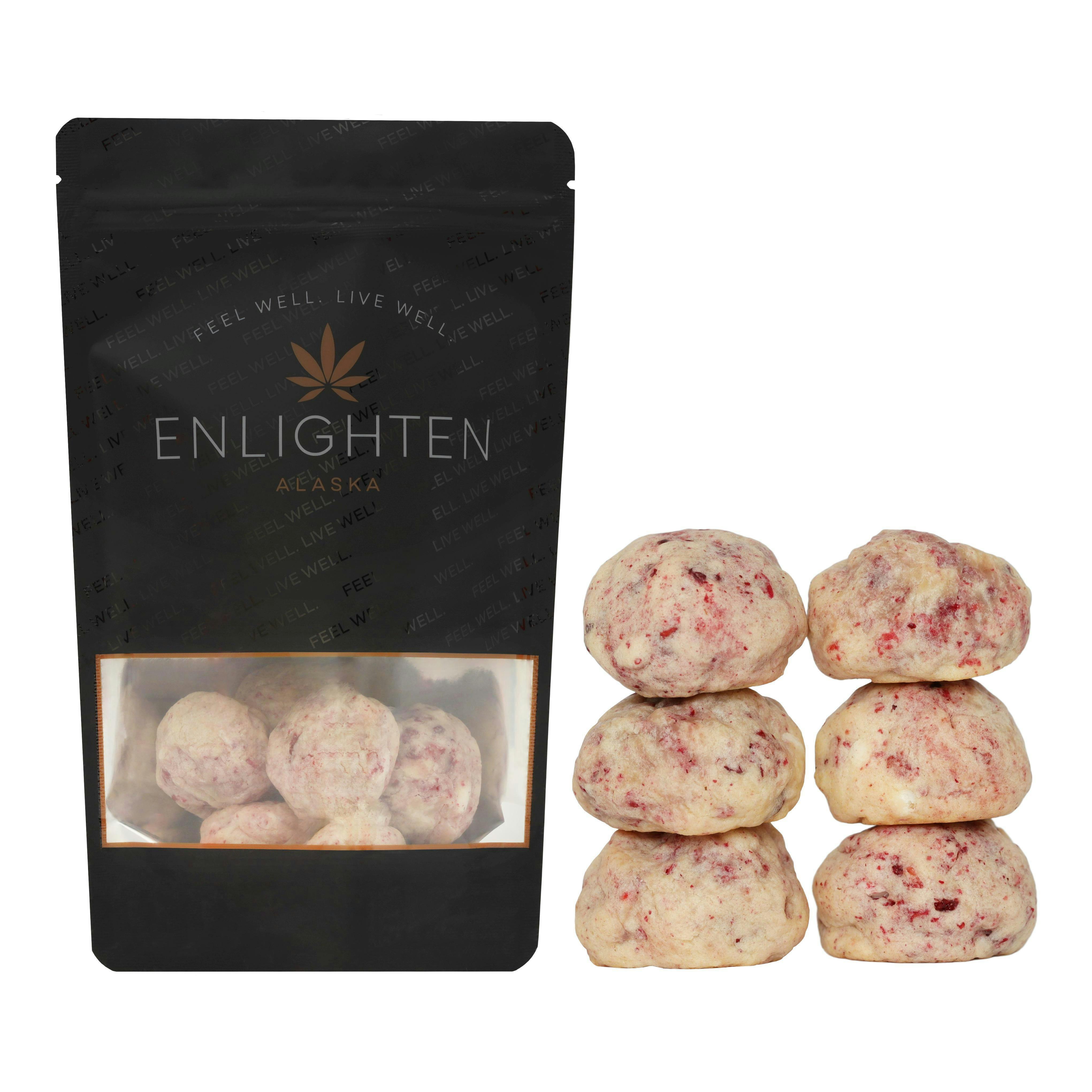 Edible - Cookies - Raspberry Cheesecake 100mg by Enlighten - Hybrid - 4662