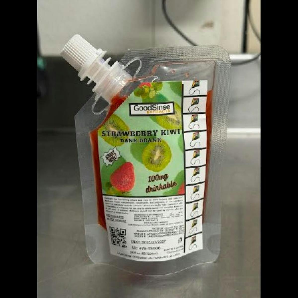 Edible - Drink - Mini Dank Drank Strawberry Kiwi 75mg by GoodSinse Extracts - Hybrid - 0392