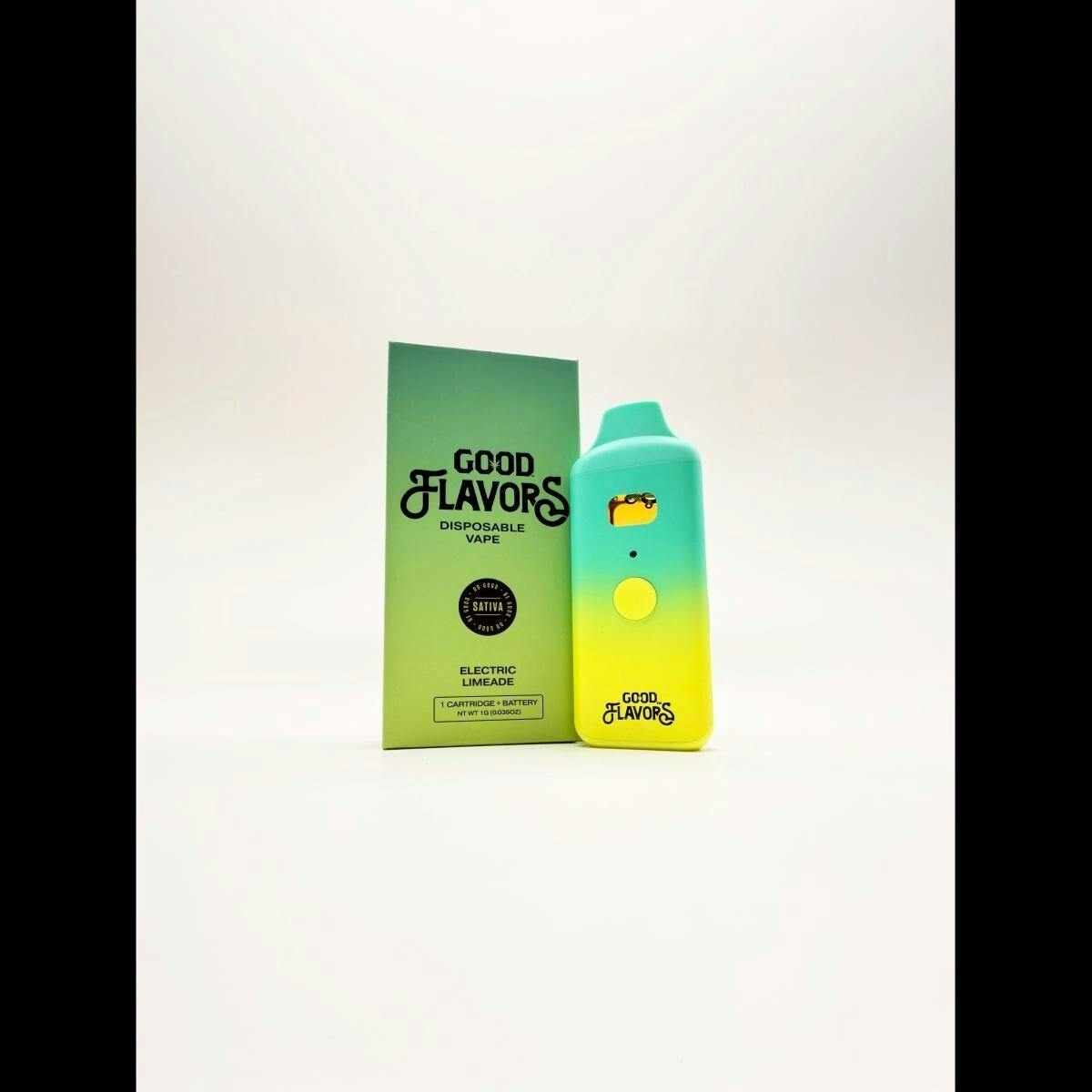 Disposable Cartridge - Electric Limeade 1g by Good Cannabis - 80.33% - Sativa - 8001